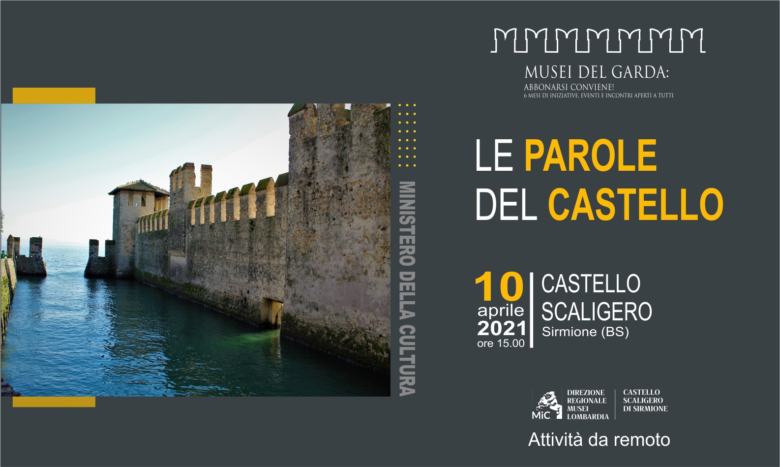 Le parole del Castello - iniziativa digitale